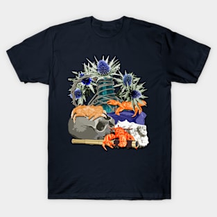 Exploring beached wreckage T-Shirt